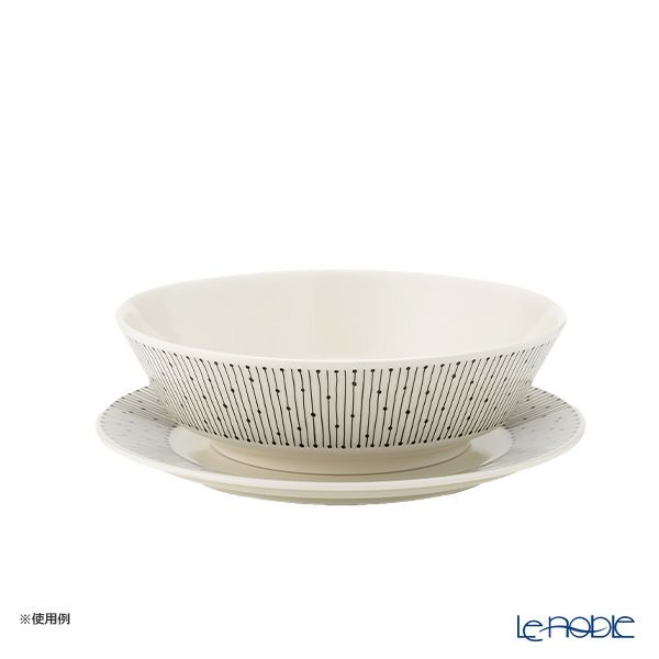 アラビア（ARABIA） マイニオ サラストゥス Mainio Sarastus ボウル17cm ＆ プレート（蓋）19cm セット