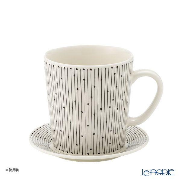 アラビア（ARABIA） マイニオ サラストゥス Mainio Sarastus マグカップ300ml ＆ プレート（蓋）11cm セット