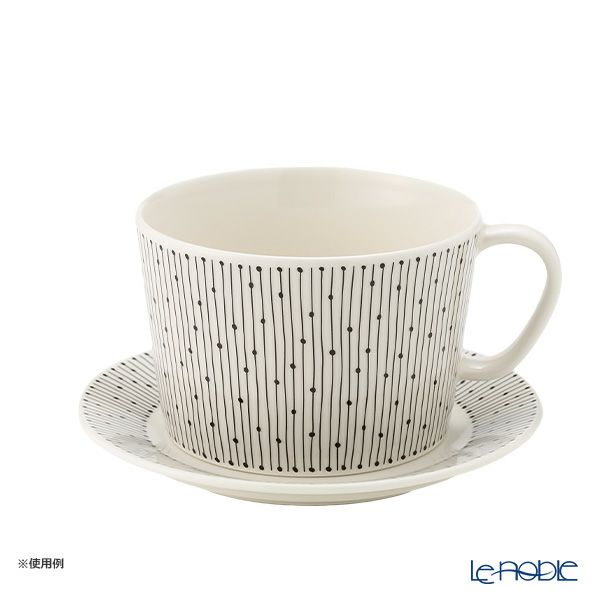 アラビア（ARABIA） マイニオ サラストゥス Mainio Sarastus カップ400ml ＆ プレート（蓋）15cm セット