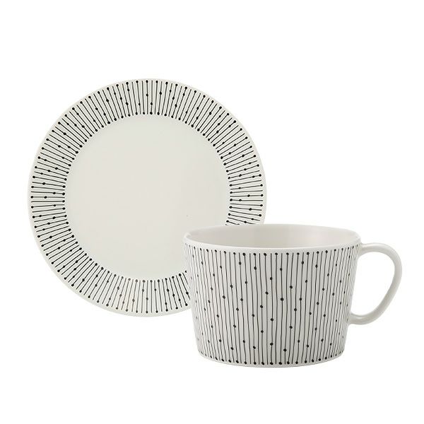 アラビア（ARABIA） マイニオ サラストゥス Mainio Sarastus カップ400ml ＆ プレート（蓋）15cm セット