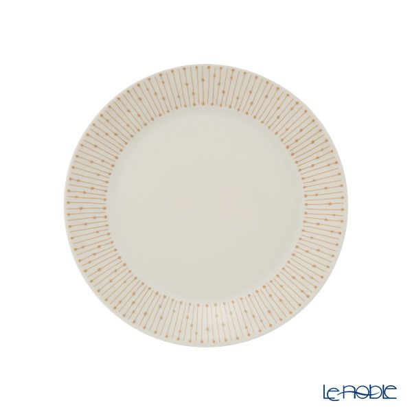 アラビア（ARABIA） マイニオ サラストゥス Mainio Sarastus ベージュ ボウル13cm ＆ プレート（蓋）15cm セット