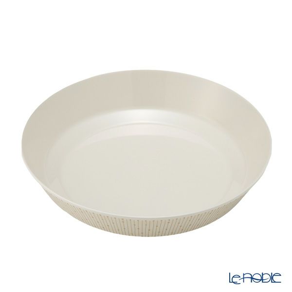 アラビア（ARABIA） マイニオ サラストゥス Mainio Sarastus ベージュ ディーププレート 23cm ＆ プレート（蓋）25cm セット