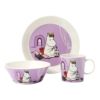 アラビア（ARABIA） ムーミン クラシック スノークのおじょうさん（SNORKMAIDEN） プレート ＆ ボウル ＆ マグ 3点セット ライラック