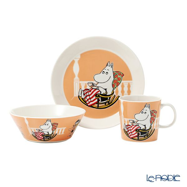 アラビア（ARABIA） ムーミン ムーミンママ 3ピースセット マーマレード