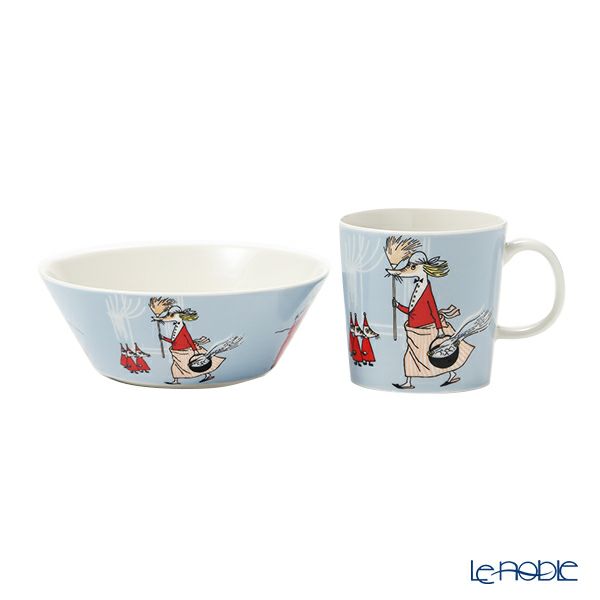 アラビア（ARABIA） ムーミン フィリフヨンカ 2ピースセット グレー（ブルーグレー）