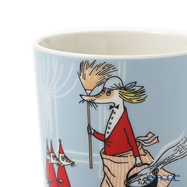 アラビア（ARABIA） ムーミン ムーミンママ＆フィリフヨンカ マグカップ 300ml マーマレード＆グレー（ブルーグレー）ペア