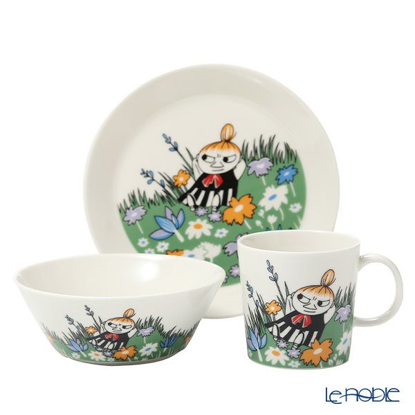 アラビア（ARABIA） ムーミン ちびのミイ 3ピースセット プレート＆ボウル＆マグカップ