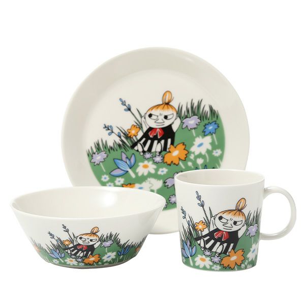 アラビア（ARABIA） ムーミン ちびのミイ 3ピースセット プレート＆ボウル＆マグカップ