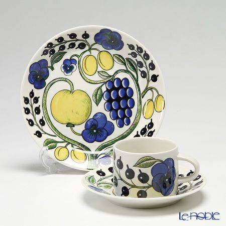 アラビア（ARABIA） パラティッシ イエロー トリオセット