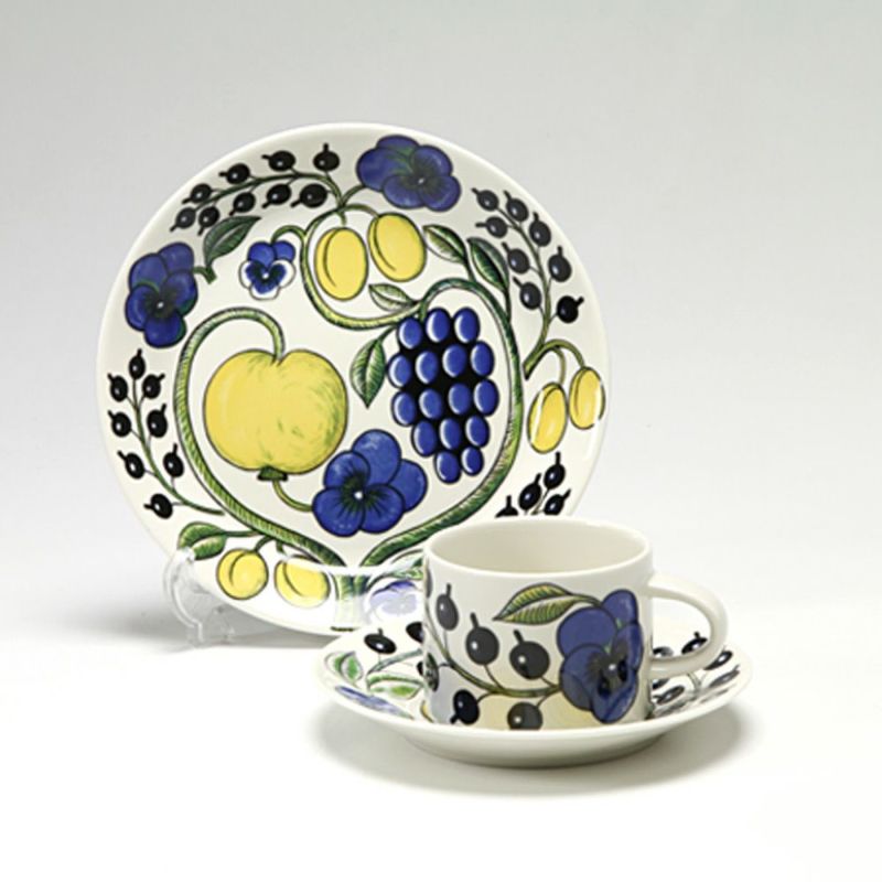 アラビア（ARABIA） パラティッシ イエロー トリオセット