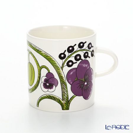 アラビア（ARABIA） パラティッシ パープル マグ 240ml 4個セット