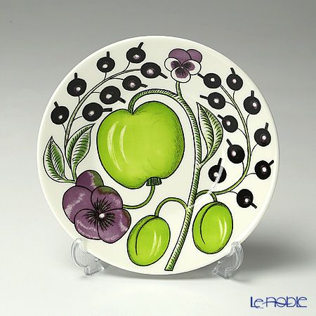 アラビア（ARABIA） パラティッシ パープル プレート 16.5cm 6枚セット