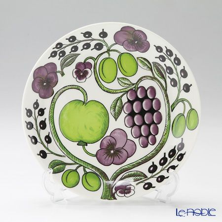 アラビア（ARABIA） パラティッシ パープル プレート 21cm 6枚セット