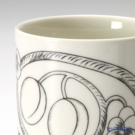 アラビア（ARABIA） パラティッシ ブラック＆パープル マグ 350ml ペア