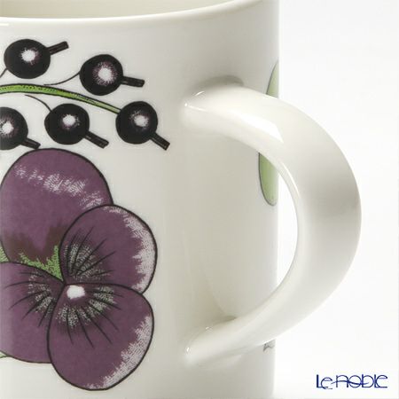 アラビア（ARABIA） パラティッシ ブラック＆パープル マグ 350ml ペア