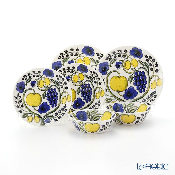 アラビア（ARABIA） パラティッシ イエロー 2人用プレートセット