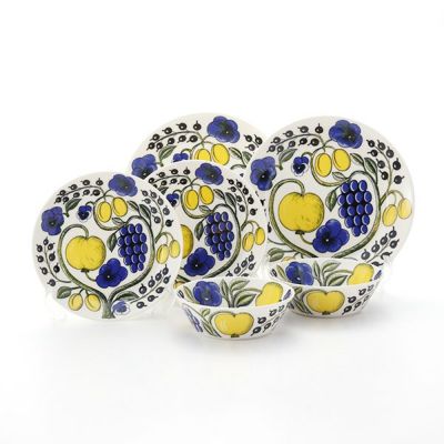 アラビア　ARABIA　パユ　　プレート　２枚セット アラビア（ARABIA） パラティッシ イエロー 2人用プレートセット