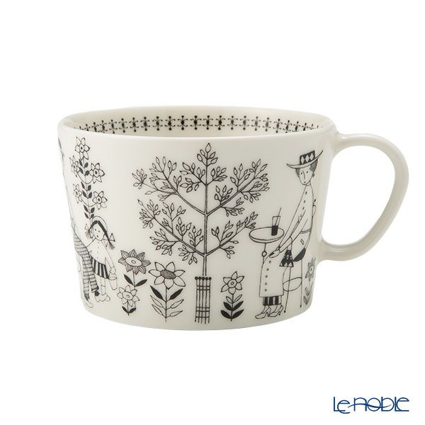 アラビア（ARABIA） エミリア カップ400ml＆プレート24cm 2点セット