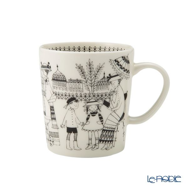 アラビア（ARABIA） エミリア マグカップ300ml ＆ プレート19cm 2点セット