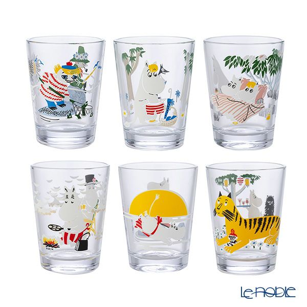 アラビア（ARABIA） ムーミン タンブラー 220ml 6柄セット