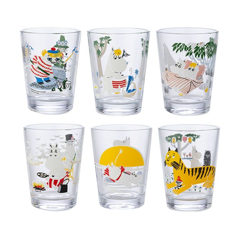 アラビア（ARABIA） ムーミン タンブラー 220ml 6柄セット