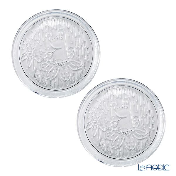 アラビア（ARABIA）ムーミン プレート 15.5cm クリア ペア