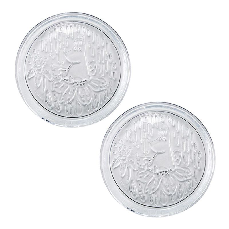 アラビア（ARABIA）ムーミン プレート 15.5cm クリア ペア