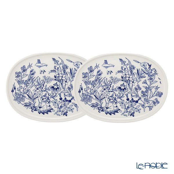 アラビア（ARABIA） ムーミン ハル サービングプレート 17cm ペア 1073504