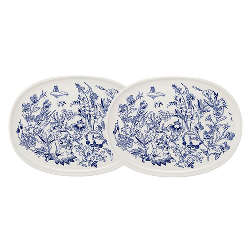 アラビア（ARABIA） ムーミン ハル サービングプレート 17cm ペア 1073504