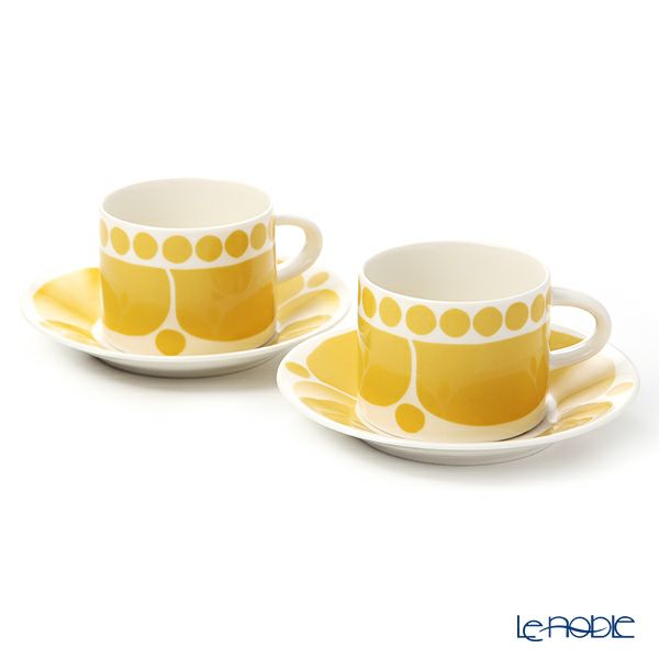 アラビア（ARABIA） スンヌンタイ Sunnuntai ティーカップ＆ソーサー 280ml 1028186 ペア