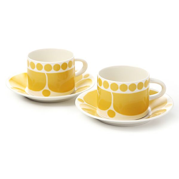 アラビア（ARABIA） スンヌンタイ Sunnuntai ティーカップ＆ソーサー 280ml 1028186 ペア