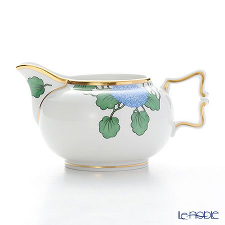 アウガルテン（AUGARTEN） ハイドランジア（アジサイ）（6703） ティーポット・シュガー・クリーマー 3点セット（114ヴェルヴェデーレシェイプ）