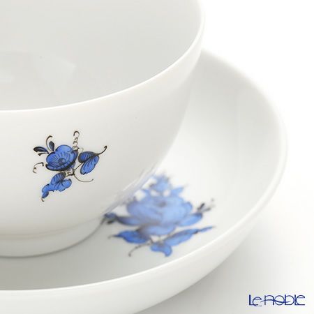 アウガルテン（AUGARTEN） マリアテレジア シンプル（SA5981） ブルー ラウンドディッシュ＆ティーボウル 150ml