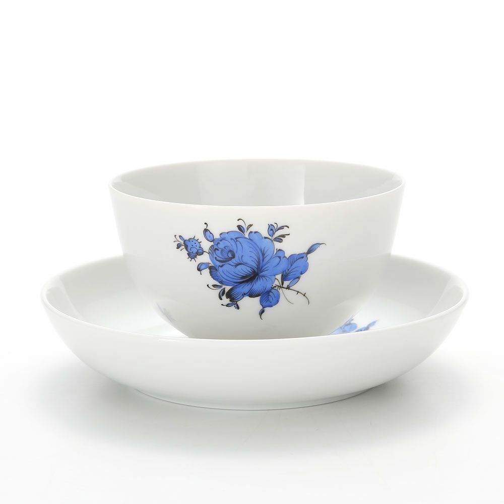 アウガルテン（AUGARTEN） マリアテレジア シンプル（SA5981） ブルー ラウンドディッシュ＆ティーボウル 150ml