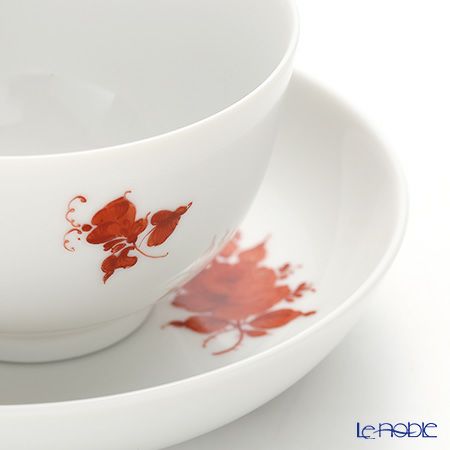 アウガルテン（AUGARTEN） マリアテレジア シンプル（SA5982） オレンジ ラウンドディッシュ＆ティーボウル 150ml