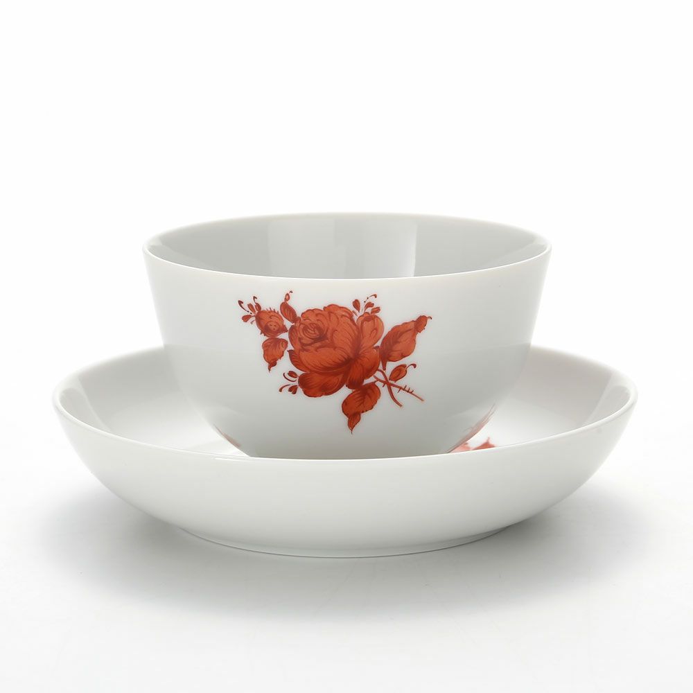 アウガルテン（AUGARTEN） マリアテレジア シンプル（SA5982） オレンジ ラウンドディッシュ＆ティーボウル 150ml