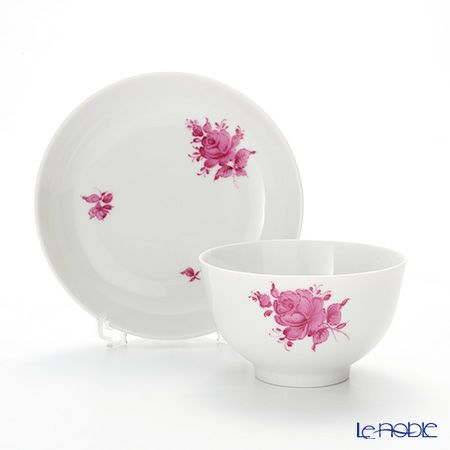 アウガルテン（AUGARTEN） マリアテレジア シンプル（SA5983） ピンク ラウンドディッシュ＆ティーボウル 150ml