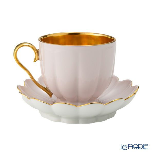 アウガルテン（AUGARTEN） メロン ライトピンク＆ゴールド（6925CR） トリオセット コーヒー