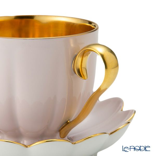 アウガルテン（AUGARTEN） メロン ライトピンク＆ゴールド（6925CR） トリオセット コーヒー