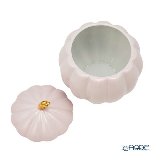 アウガルテン（AUGARTEN） メロン ライトピンク＆ゴールド（6925CR） ポット 3点セット モカ