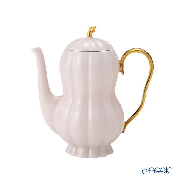 アウガルテン（AUGARTEN） メロン ライトピンク＆ゴールド（6925CR） ポット 3点セット モカ