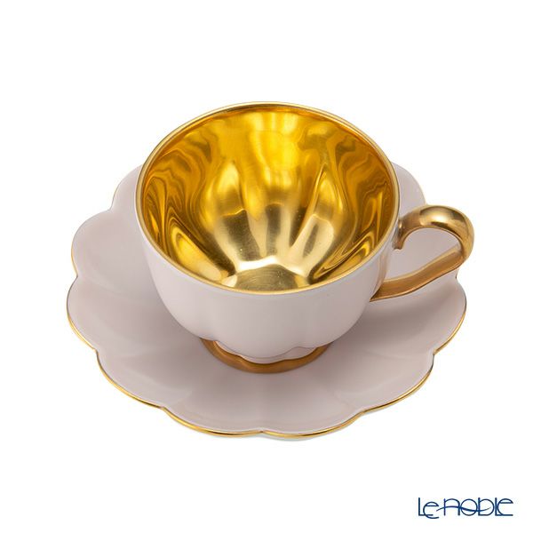 アウガルテン（AUGARTEN） メロン ライトピンク＆ゴールド（6925CR） 2人用 モカ5点セット