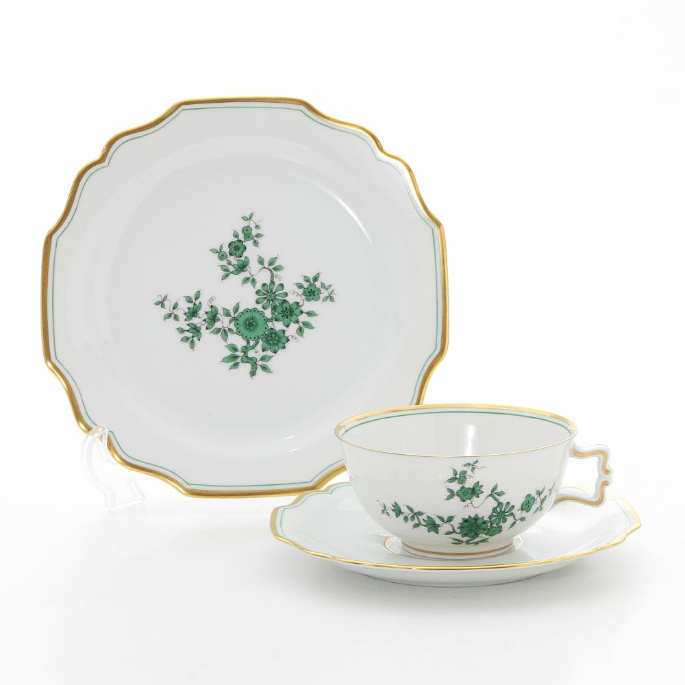 アウガルテン（AUGARTEN） プリンスオイゲン（5848） トリオセット ペア（114ヴェルヴェデーレシェイプ）