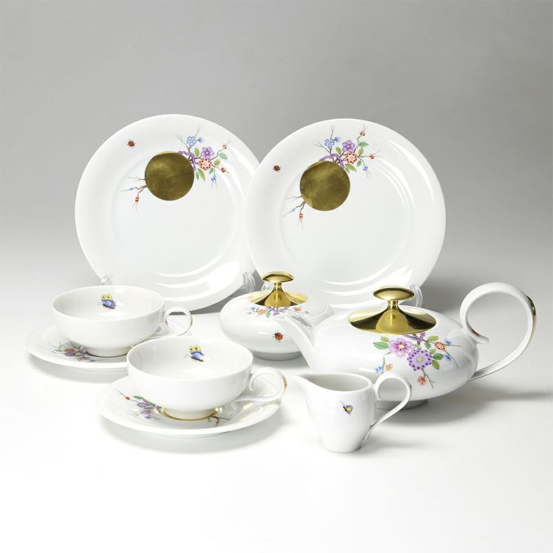 アウガルテン（AUGARTEN） エナセイロン（7061） 2人用 ティー7点セット