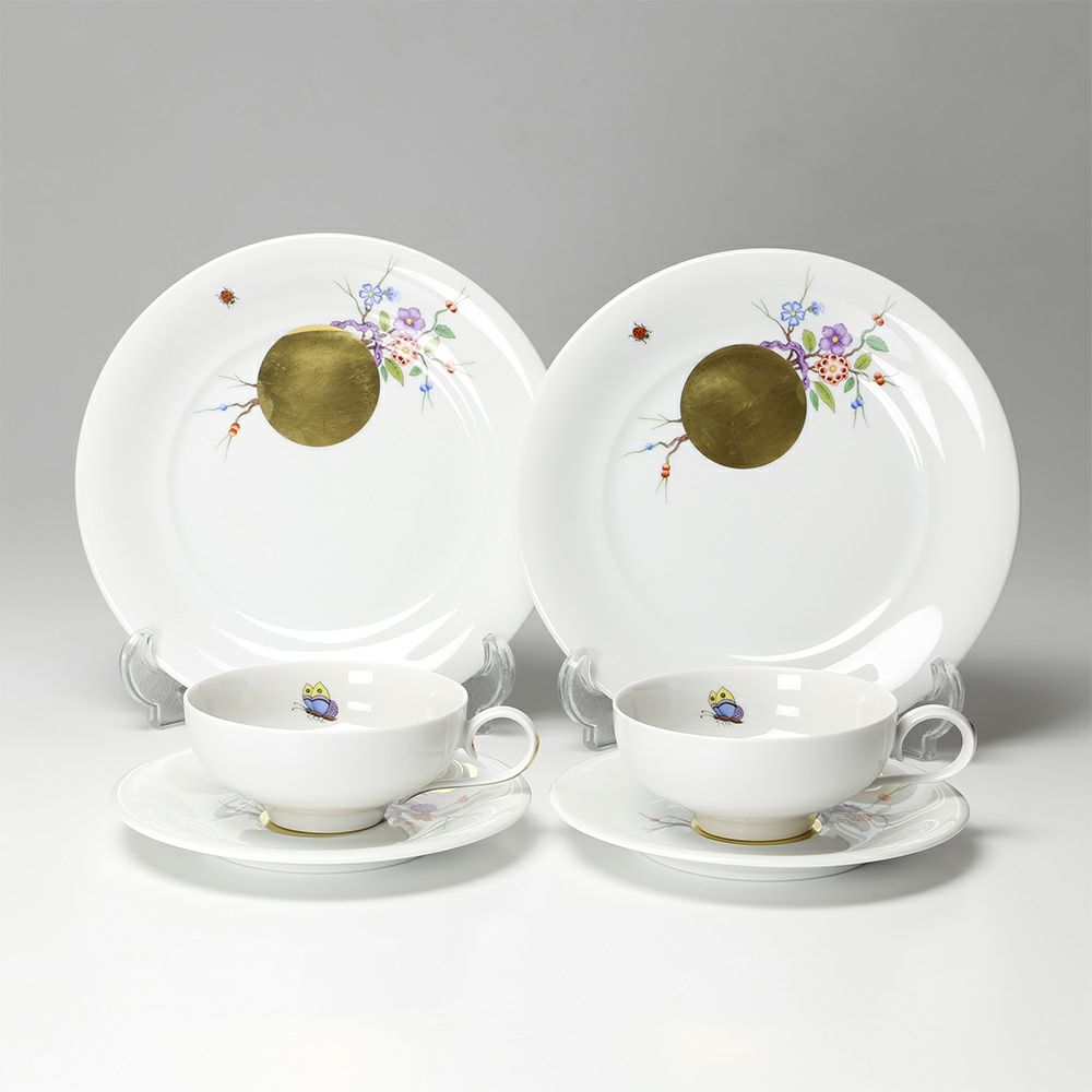 アウガルテン（AUGARTEN） エナセイロン（7061） トリオセット ペア