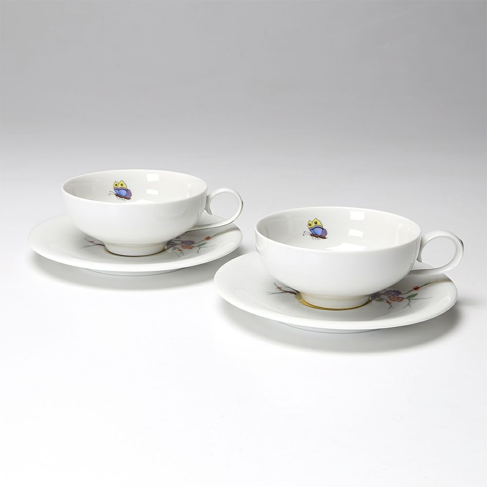 アウガルテン（AUGARTEN） エナセイロン（7061） ティーカップ＆ソーサー 200ml ペア（021）