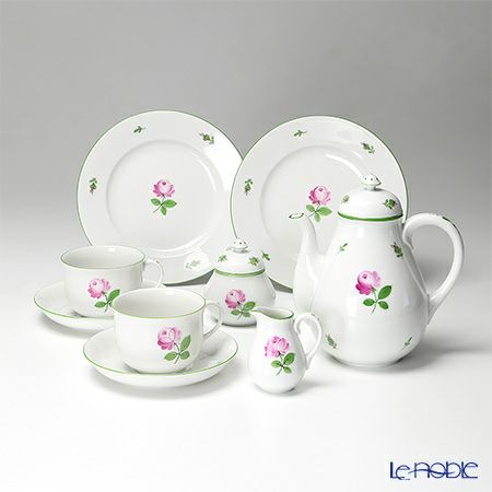 アウガルテン（AUGARTEN） ウィンナーローズ（5089） 2人用 コーヒー7点セット