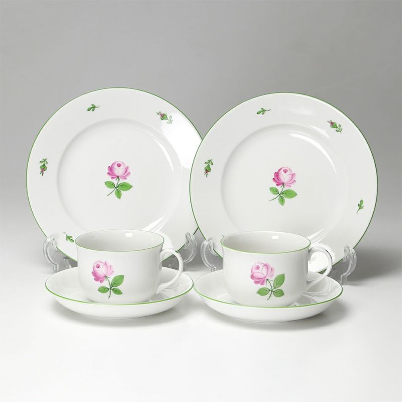 アウガルテン（AUGARTEN） ウィンナーローズ（5089） トリオセット ペア