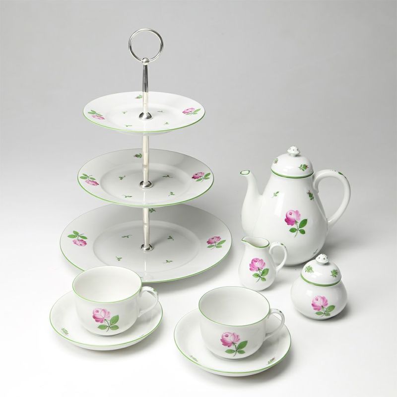 アウガルテン（AUGARTEN） ウィンナーローズ（5089） 2人用 コーヒーセット