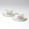 アウガルテン（AUGARTEN） ウィンナーローズ（5089） モカカップ＆ソーサー 80ml ペア（001）